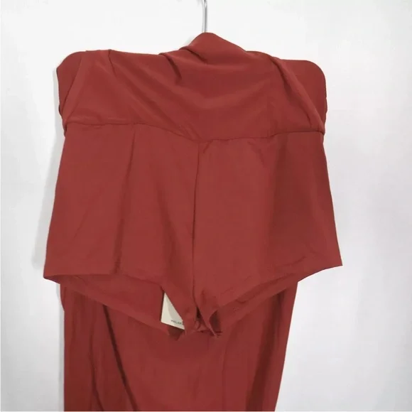 Halara Rust High Waisted Buckle 2-in-1 Maxi Skirt XS NWT - Picture 6 of 8